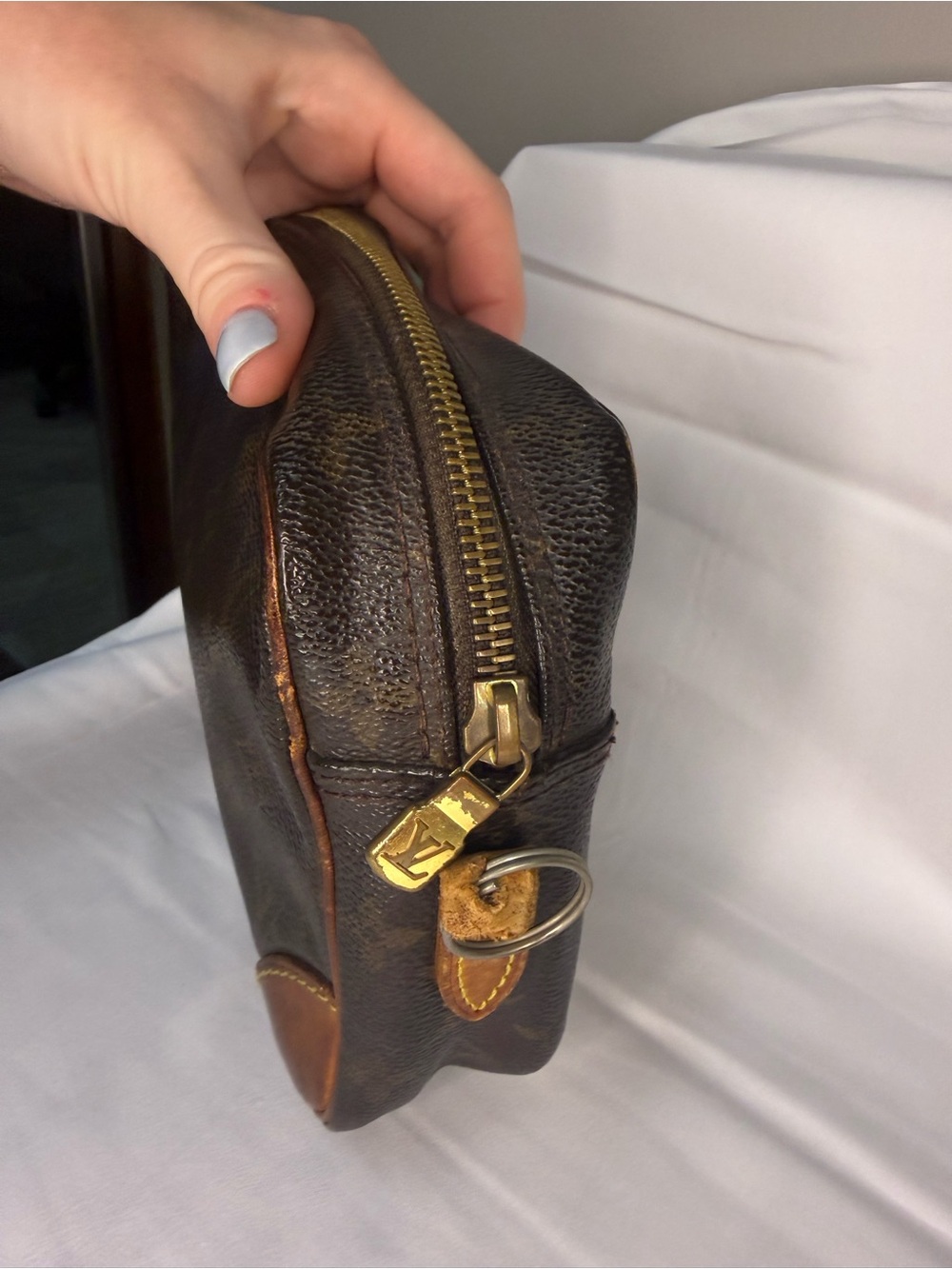 Louis Vuitton Brown Monogram Compiegne Clutch Bag - Picture 3 of 9